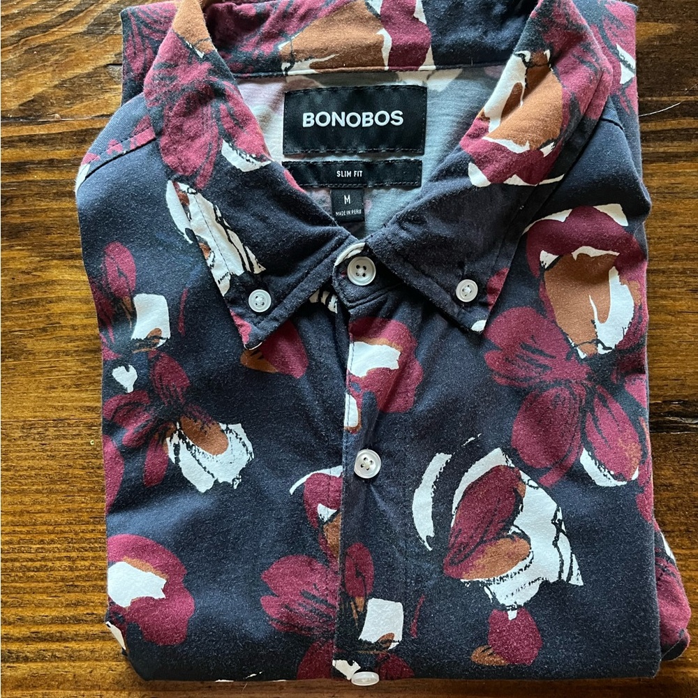 Bonobos floral short sleeve shirt